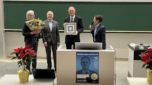 Mrs. Zass, Dr. Zass, Prof. Bolm and Prof. Kath-Schorr (from left to right)